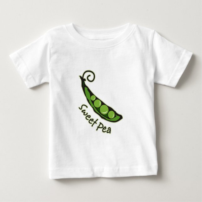T-shirt Pour Bébé Pois doux (Devant)