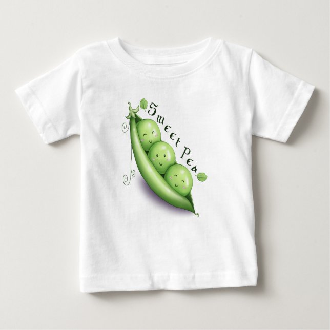 T-shirt Pour Bébé Pois doux Ruffle Tee (Devant)