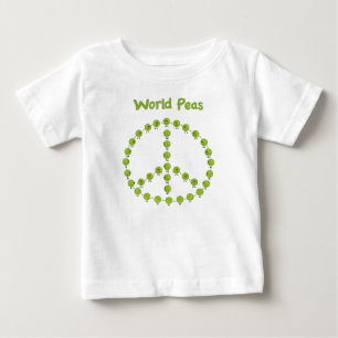 T-shirt Pour Bébé Pois du monde