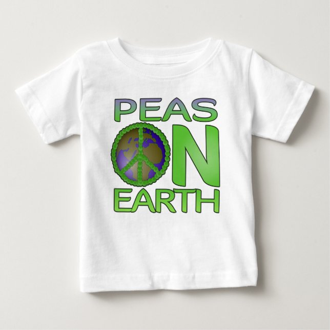 T-shirt Pour Bébé Pois sur Terre (Devant)
