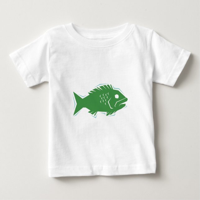 T-SHIRT POUR BÉBÉ POISSON1 (Devant)