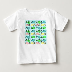 T-shirt Pour Bébé Poisson Coloré - T-Shirt de Bébé