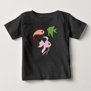 T-shirt Pour Bébé Poisson de dessin
