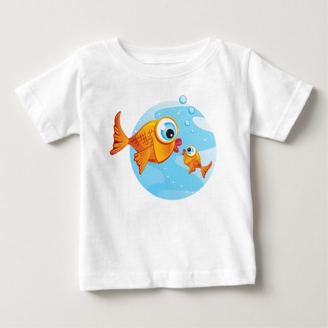 T-shirt Pour Bébé Poisson - Olive & Pickle :: (Devant)