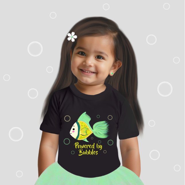 T-shirt Pour Bébé Poisson qui nage (Créateur téléchargé)