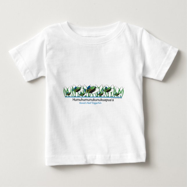 T-shirt Pour Bébé Poisson-récif (Devant)