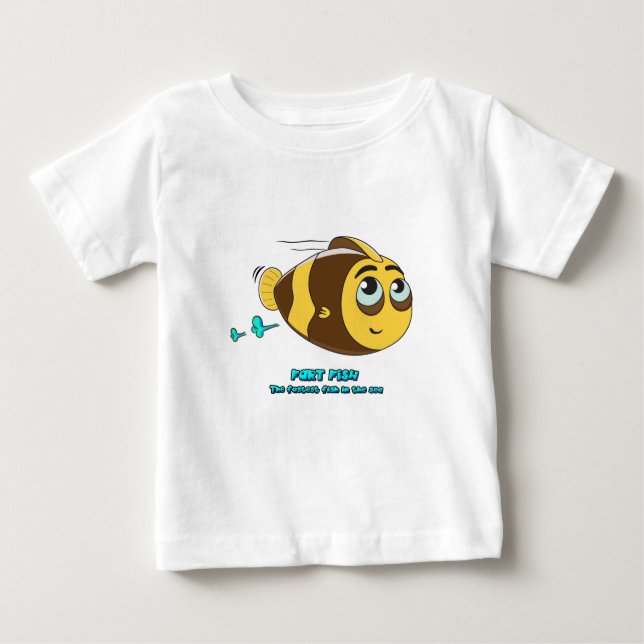 T-shirt Pour Bébé Poissons de pet de Wobblefin (Devant)