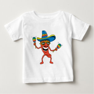 T-shirt Pour Bébé Poivre de piment mexicain