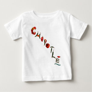 T-shirt Pour Bébé Poivrons de piment de Chipotle