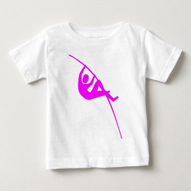 T-shirt Pour Bébé Pôle - Magenta (Devant)