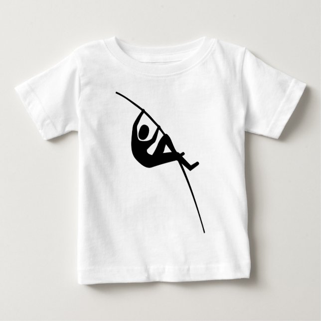 T-shirt Pour Bébé Pôle - Noir (Devant)