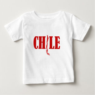 T-shirt Pour Bébé Polera Chili Mapa Bebe 1 - 2013