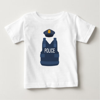 T-shirt Pour Bébé Police