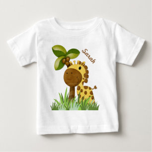 T-shirt Pour Bébé Polka Dot Giraffe