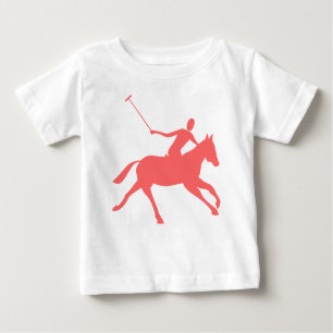 T-shirt Pour Bébé Polo - rose tropicale