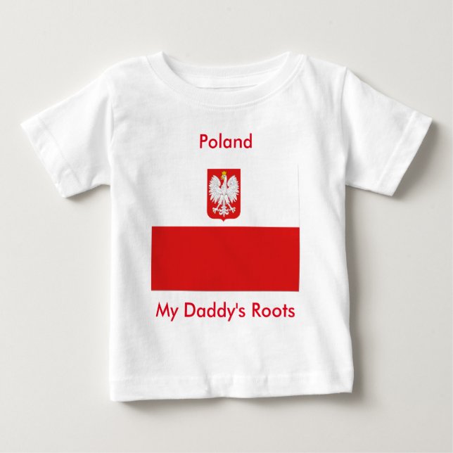 T-shirt Pour Bébé pologne (Devant)