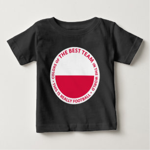 T-shirt Pour Bébé Polska Poland Art Shield