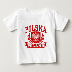 T-shirt Pour Bébé Polska Pologne