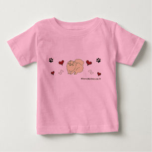 T-shirt Pour Bébé pomérien