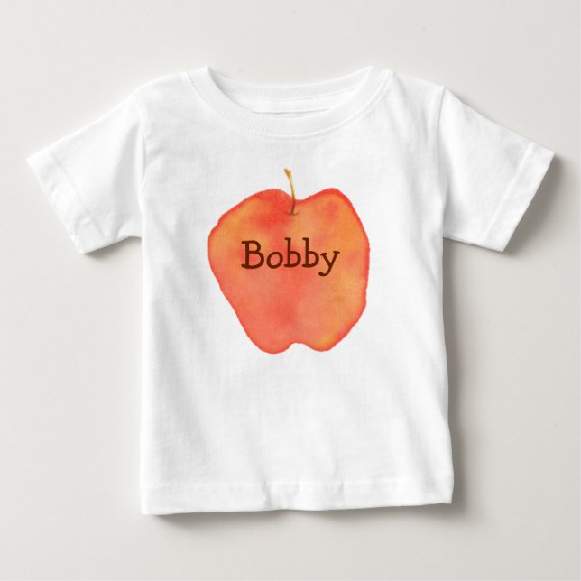 T-shirt Pour Bébé Pomme (Devant)