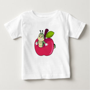 T-shirt Pour Bébé Pomme Caterpillar