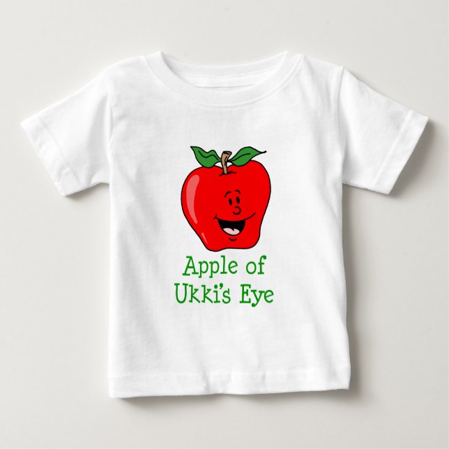 T-shirt Pour Bébé Pomme de l'oeil d'Ukki (Devant)