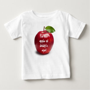 T-SHIRT POUR BÉBÉ POMME DU T YEUX DE DADDY