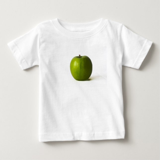 T-shirt Pour Bébé Pomme verte (Devant)