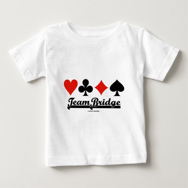 T-shirt Pour Bébé Pont d'équipe (Devant)