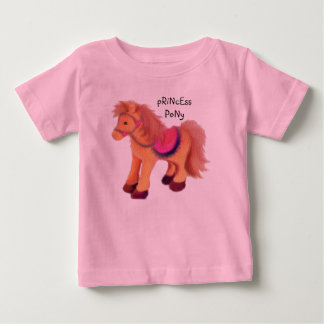 T-shirt Pour Bébé Pony princess