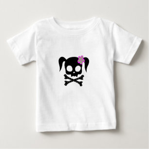 T-shirt Pour Bébé Pony Tail Skull***