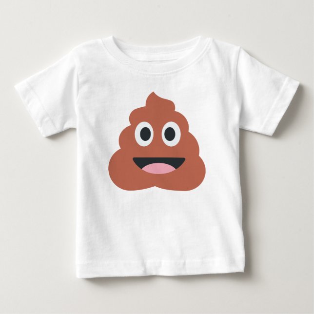 T-shirt Pour Bébé Pooh emoji (Devant)