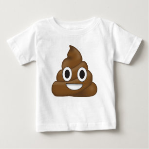 T-shirt Pour Bébé Poop émoji