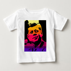 T-shirt Pour Bébé Pop Art Jack JFK John F. Kennedy