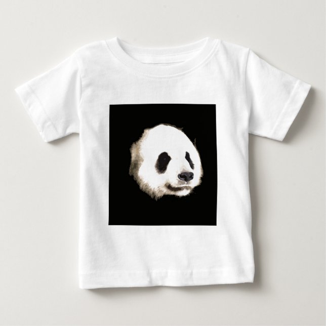 T-shirt Pour Bébé Pop Art Panda (Devant)