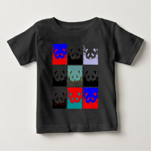 T-shirt Pour Bébé Pop Art Panda