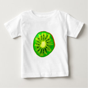 T-shirt Pour Bébé Pop art vif kiwi fruit original aquarelle