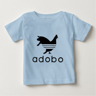 T-shirt Pour Bébé Porc de poulet d'Adobo