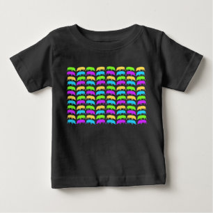 T-shirt Pour Bébé Porcs multicolores Creeper bio pour bébé