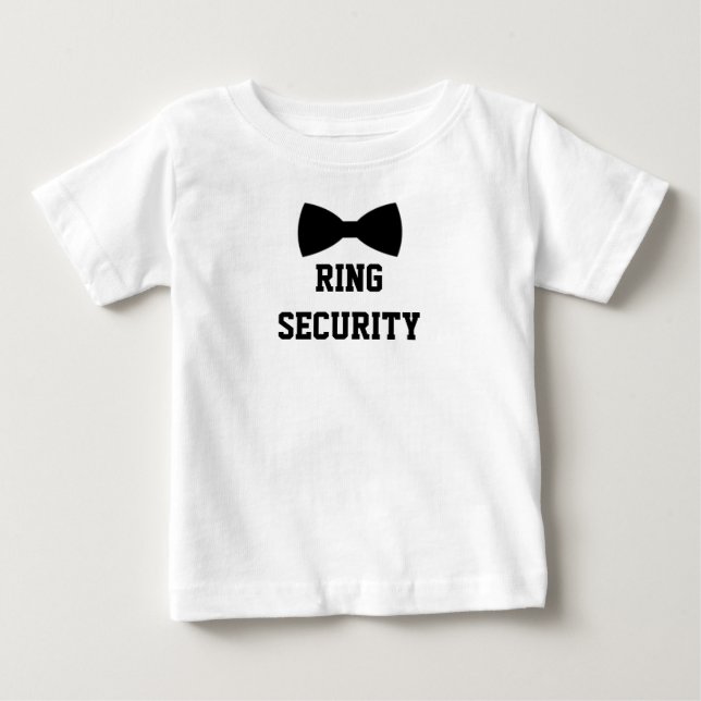 T-shirt Pour Bébé Porte-anneau de sécurité (Devant)