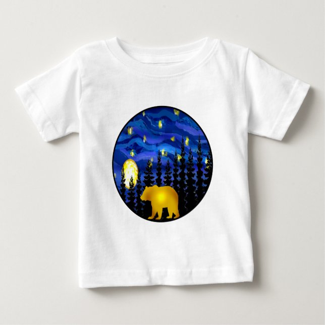 T-shirt Pour Bébé porter cette nuit (Devant)