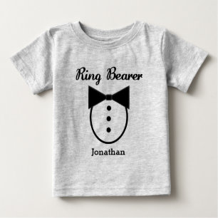 T-shirt Pour Bébé Porteur Tux Ring Personnalisé