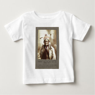 T-shirt Pour Bébé Portrait indien de Geronimo du Chef de Chiricahua
