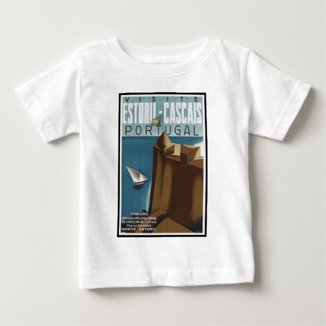 T-shirt Pour Bébé Portugal (Devant)