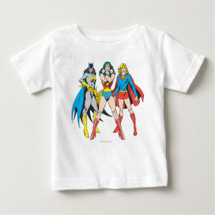 T-shirt Pour Bébé Pose superhéroïne
