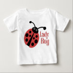 T-shirt Pour Bébé Poster de animal Ladybug mignon<br><div class="desc">Qui n'aime pas un insecte de femme ? Ce design amusant est sûr d'égayer votre journée.</div>