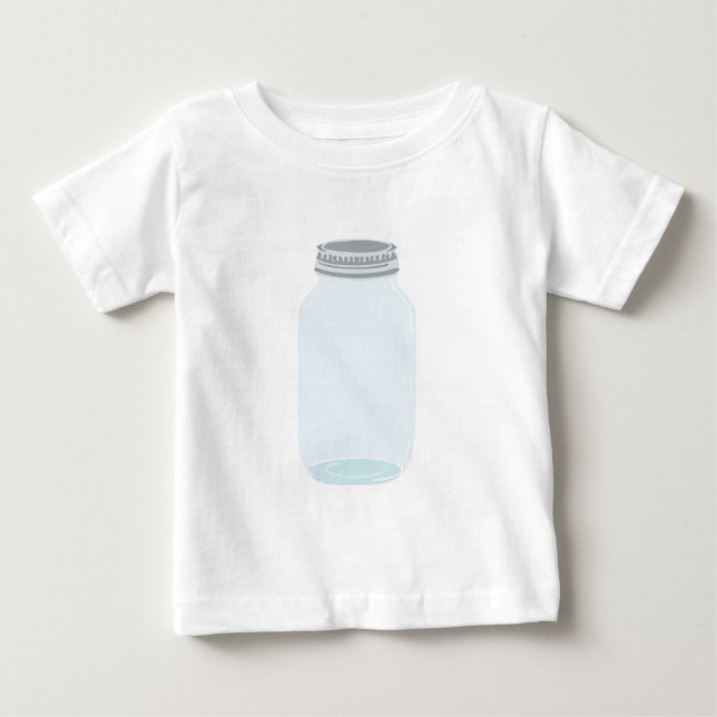 T-shirt Pour Bébé Pot de maçon (Devant)