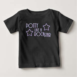 T-shirt Pour Bébé Potty comme une rock star