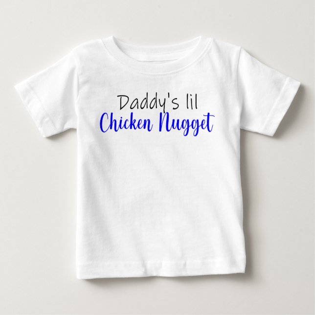 T-shirt Pour Bébé Poulet de poulet de papa (Devant)