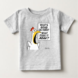 T-shirt Pour Bébé Poulet existentiel par Sandra Boynton